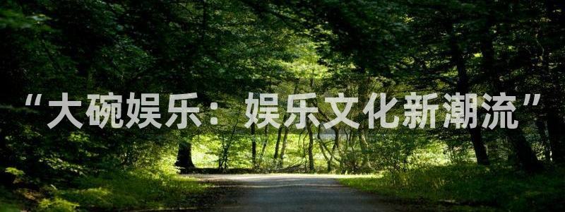 星耀国际电玩网官网入口：“大碗娱乐：娱乐文化新潮流”