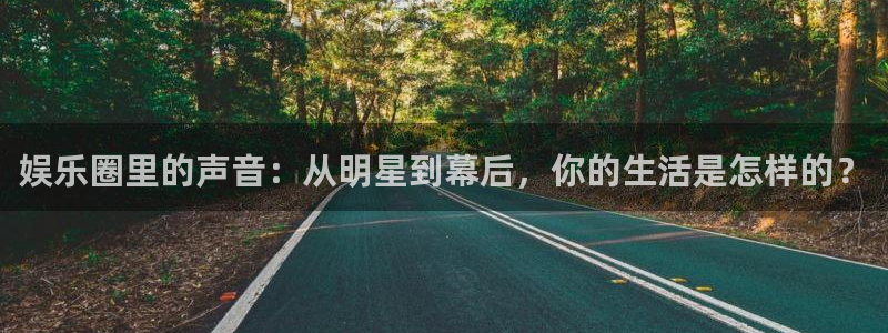 星耀国际app最新版：娱乐圈里的声音：从明星到幕后，你的生活是怎样的？